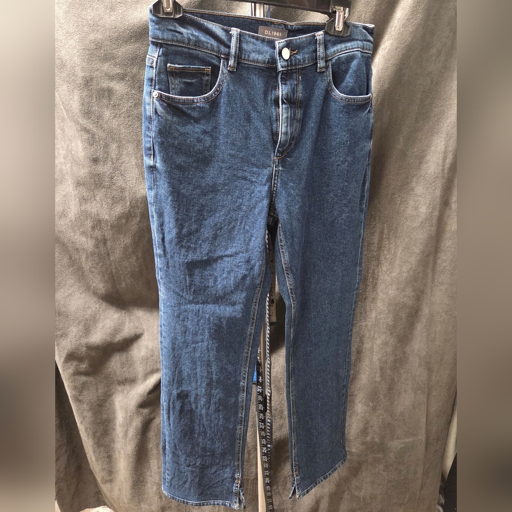 DL1961 Vintage Patti Straight Leg Jeans in Dark Blue : Sz 27